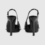 Women’s pump with crystal chain - Image 4